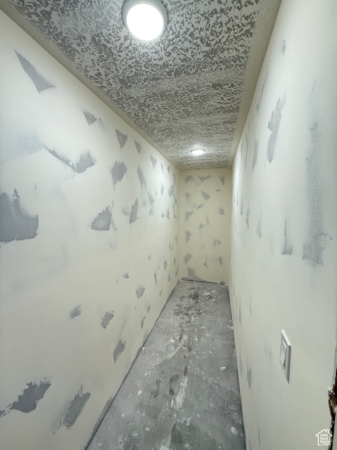 Storage area in basement