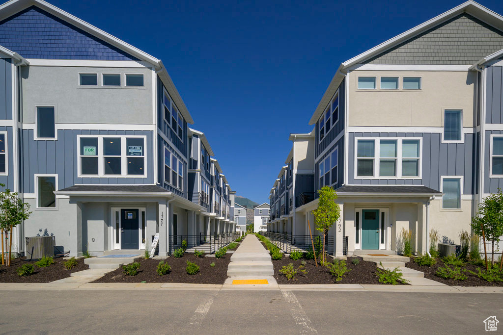 View of road with a residential view
