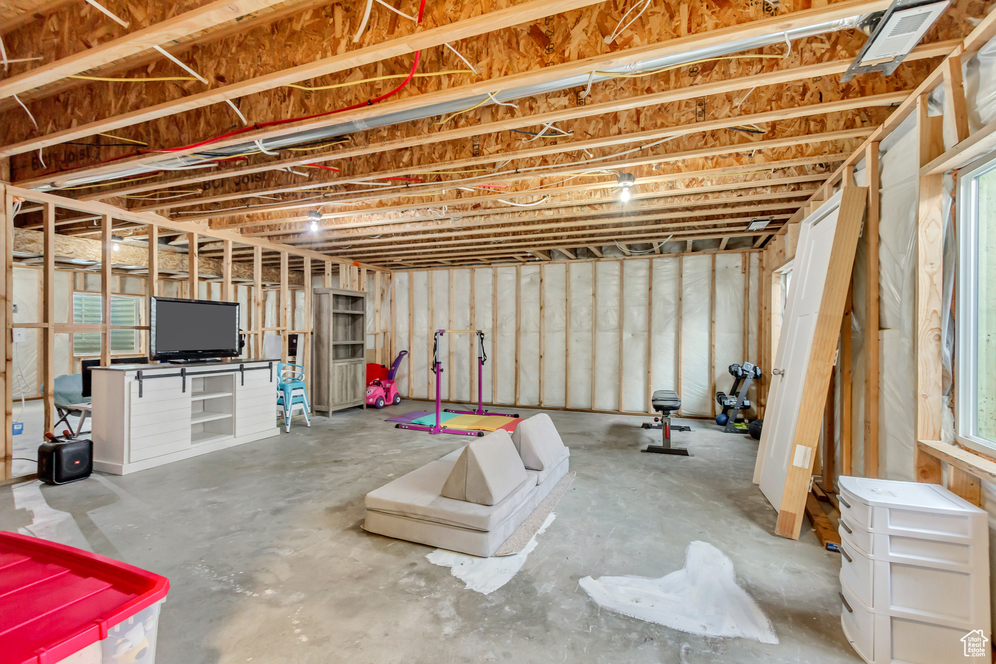 View of basement