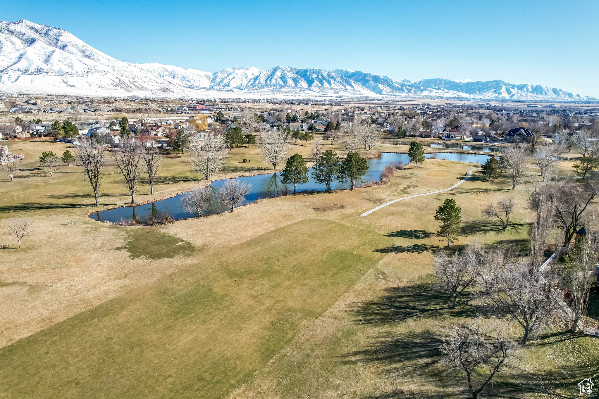 Next to the great neighborhood golf course.