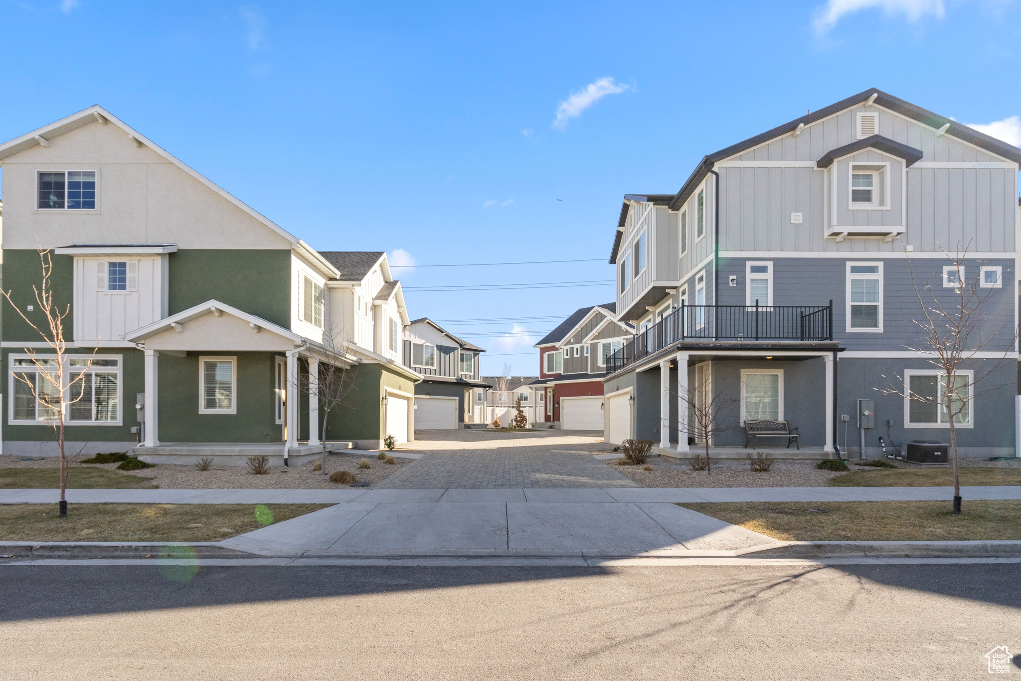View of road with a residential view