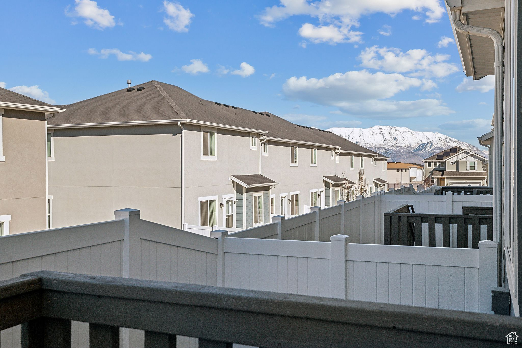 Exterior space featuring a mountain view and a residential view