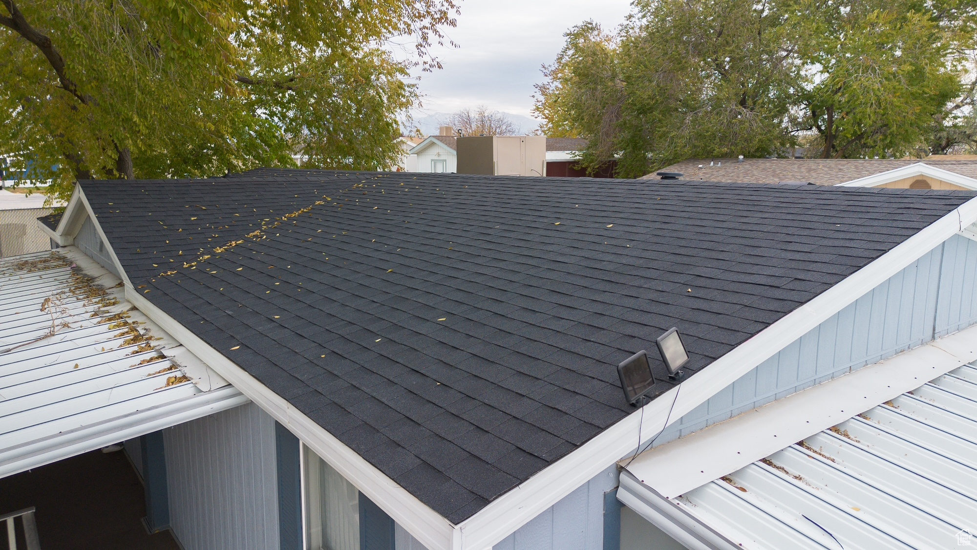 Details featuring roof with shingles