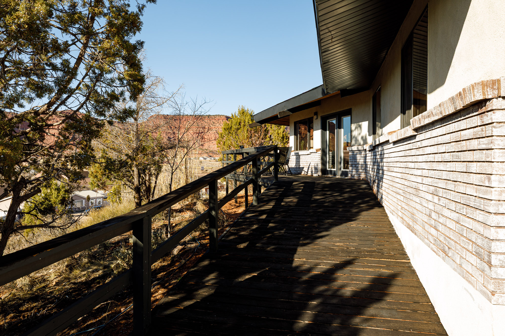View of deck