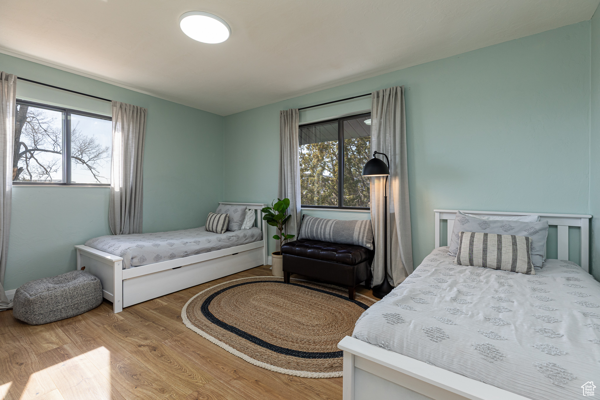 Bedroom featuring wood finished floors