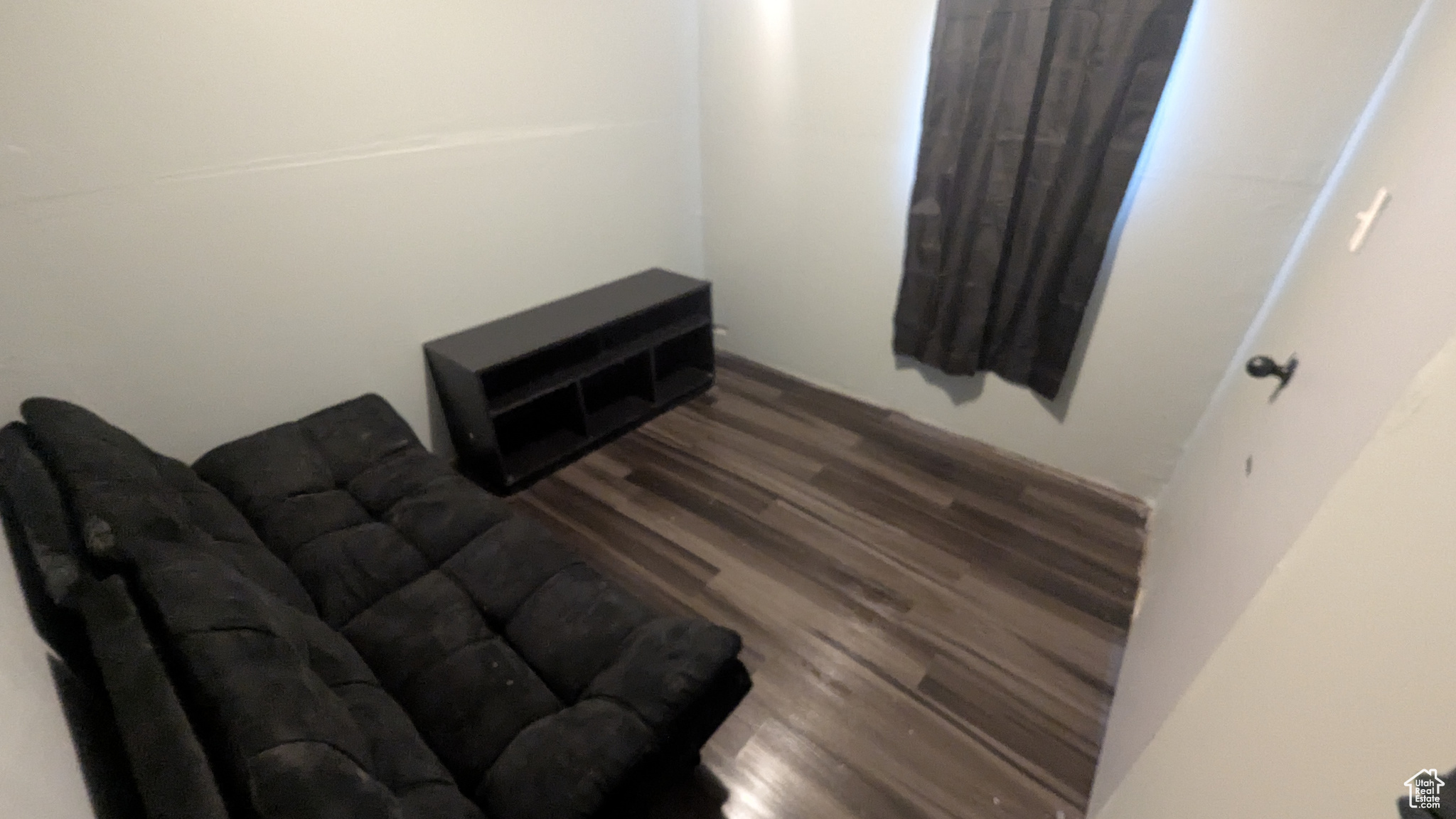 Interior space featuring wood finished floors