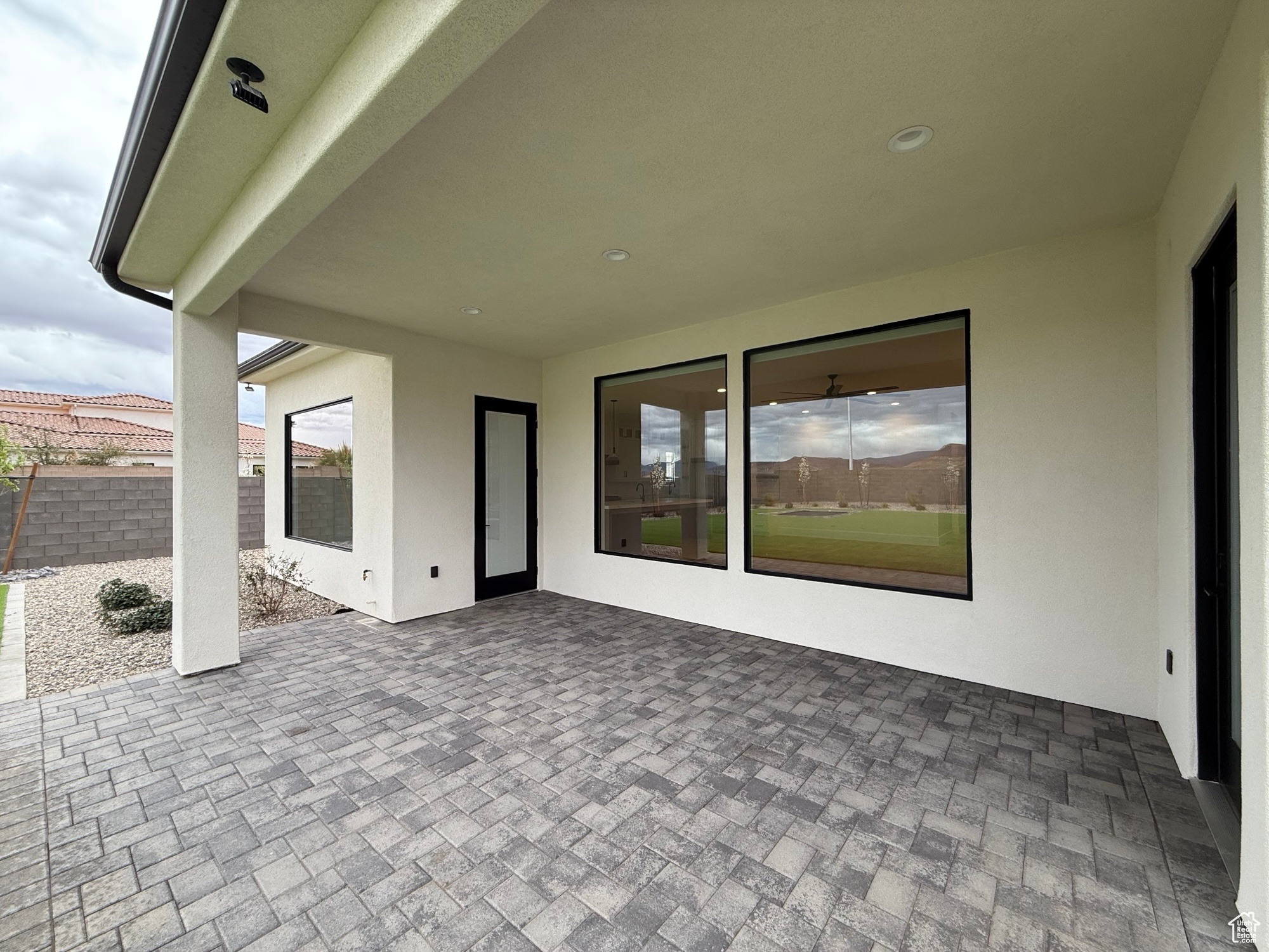 View of patio / terrace featuring fence