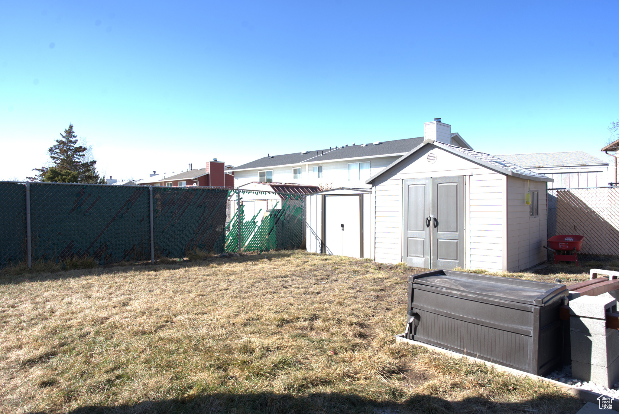 Exterior space featuring fence private yard