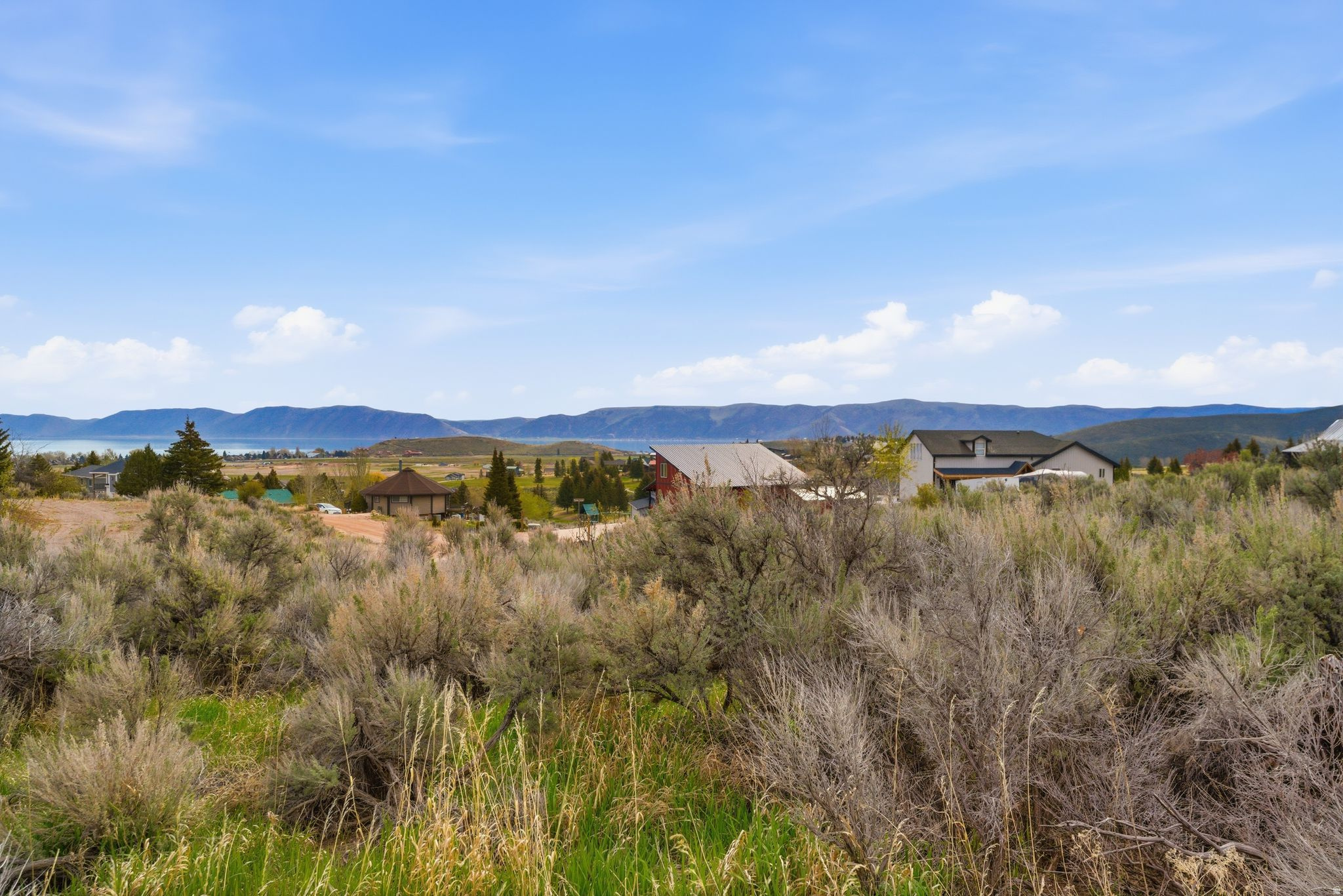 View of mountain background