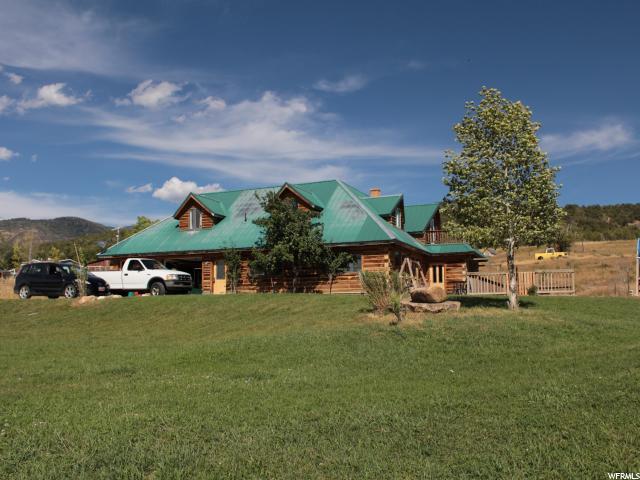 11300 26000 N E Fairview, Utah **PRICE REDUCED**Extremely motivated seller! Amazing opportunity to own a large portion of land in quaint Fairview. Over 5 acres with the ability to split into smaller parcels of land (1 acres each per county/city, buyer to verify). The home is built to provide increased insulation against heat and cold. 10 shares of Cottonwood Gooseberry water sold with the property. Spring rights on the property supply all culinary water to the home and will be sold with the property. Bathroom on 2nd level next to master is plumbed and ready to be finished. The basement could be finished to add two bedrooms. This home has a lot of potential, and is ready for the right buyer to put their finishing touches.