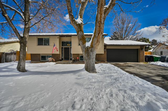 10901 S MILL CANYON DR Sandy, Utah ** MULTIPLE OFFERS RECEIVED. NO MORE SHOWINGS** SELLER IS SELECTING OFFER TODAY FEBRUARY 23, 2021** Must see this well cared for and move-in ready Sandy home, same owner past 23+ years. Open and bright living area on upper level with updated kitchen featuring stainless steel appliances, solid surface countertops, recessed lighting, tall cabinets with crown molding and tile backsplash. Hardwood floors throughout living area and updated bathrooms. Den area in basement is ideal for home office. Sit out on the covered deck and enjoy the beautiful mountain view or head down to the uncovered patio and large fully-fenced flat backyard that's perfect for gatherings. Nicely finished garage with epoxy floors, painted walls, cabinets, and workbench. Also has a huge finished basement storage room for all your extra stuff. Siding, windows, roof, furnace, central air, front door and garage door have all been replaced within the last 11 years. Safe and quiet neighborhood with friendly neighbors. Walking distance to Alta High School and convenient location to shopping, dining, entertainment, freeway access, and ski resorts. Click on the virtual tour links to view the video tour and 3D tour.