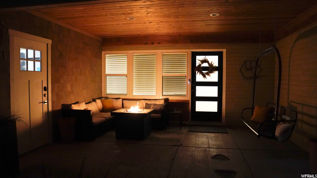 Covered front patio