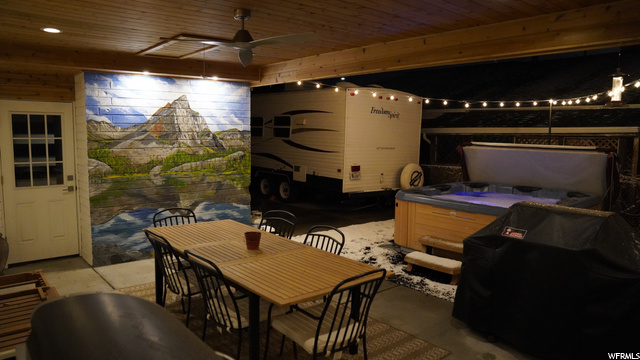 Inviting Patio & Hot Tub