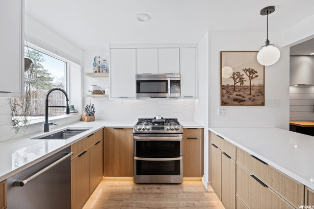 Stainless Appliances, Gas Range