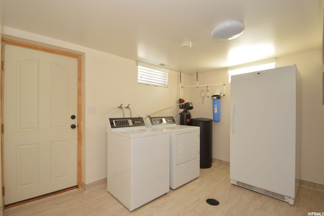 Laundry, Storage and Outside Backyard Entrance