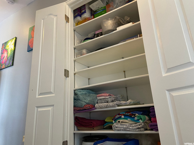 Hallway linen closet