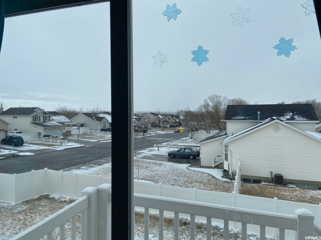 View from kitchen slider