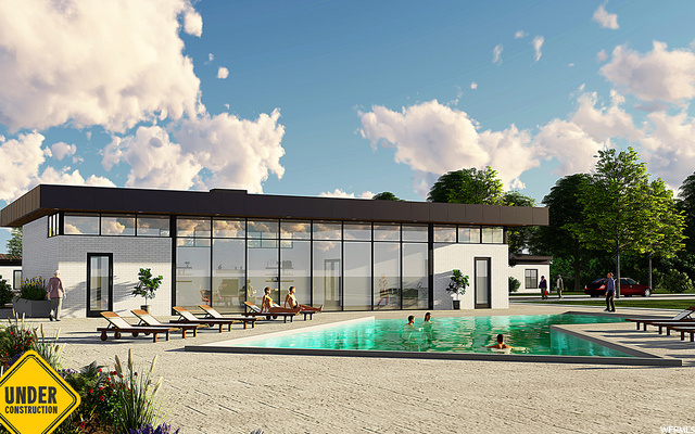 New Clubhouse and pool area