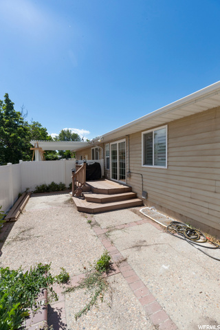 Fenced in Patio Area