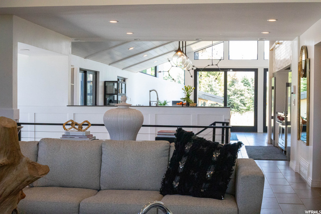 View fromLiving room into Kitchen