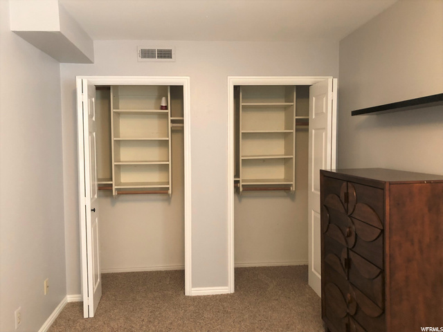 South bedroom closets