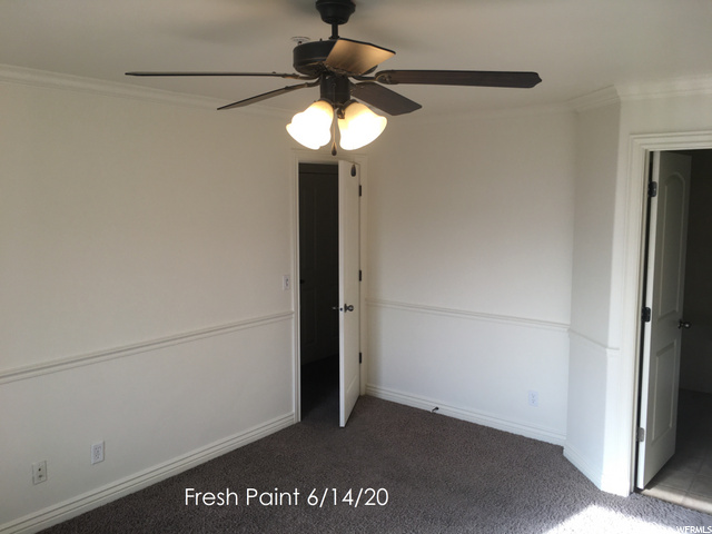 Ceiling fan in master