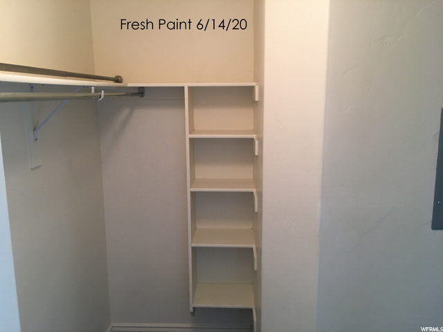 Large closets with cubbies