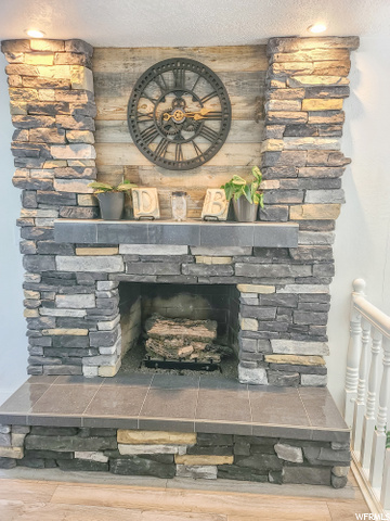 Upstairs fireplace