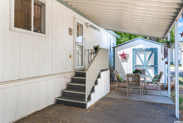 Carport and shed
