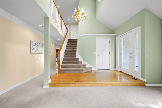 Front Foyer and Stairs Up