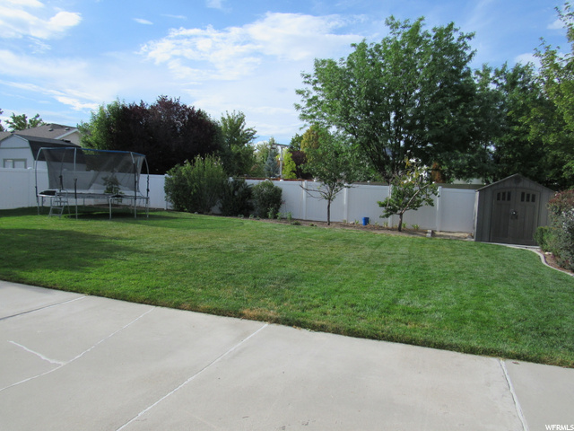Spacious Fenced back yard
