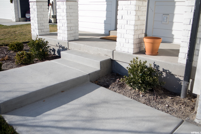 Sidewalk to front door