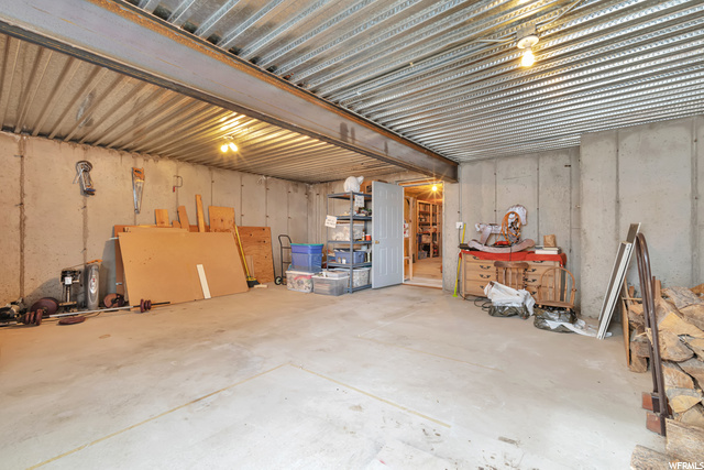 Workspace/Storage  in Basement