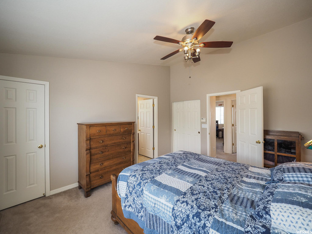 His and Her Closets in Master
