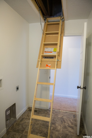 Attic Access w/Storage Area