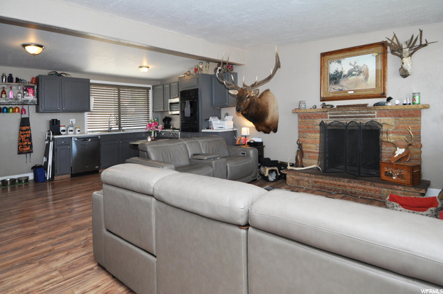 Front Room Looking and Kitchen
