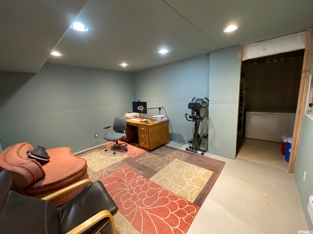 Partially Finished Room in Basement