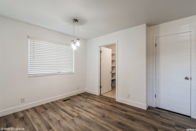 view into dining and pantry/laundry