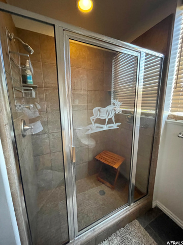 Master shower