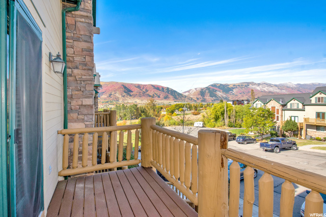 Deck off of the kitchen