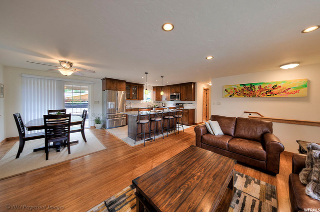 View towards Kitchen & Dining area