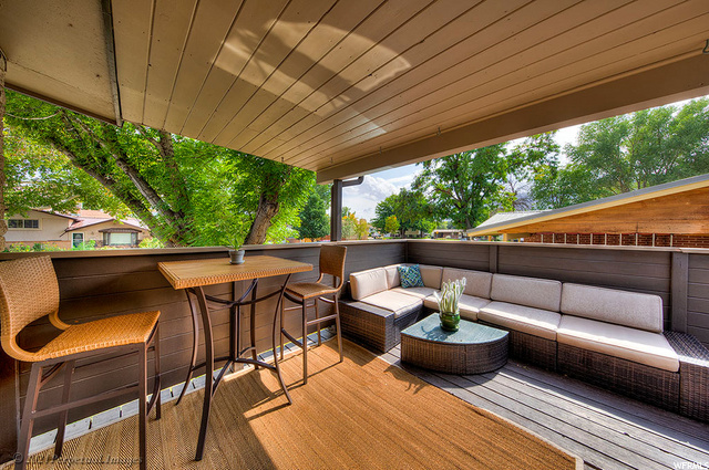 Deck under cover