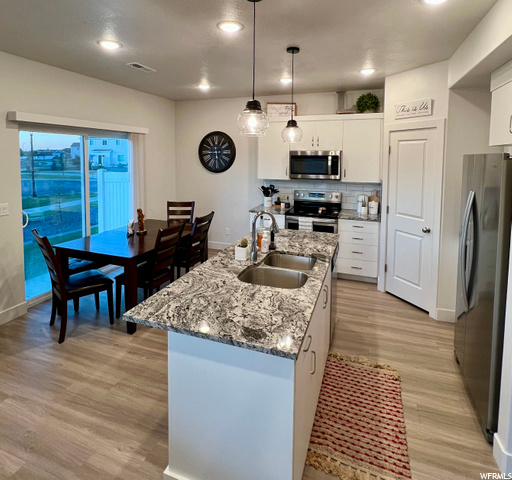 Bar on island and Dining Area