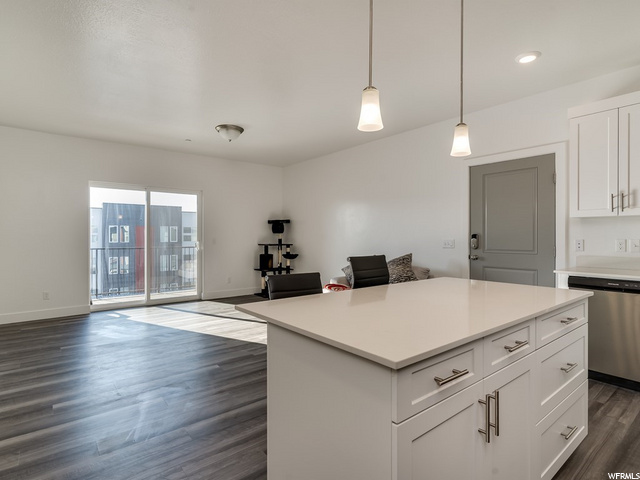 More cabinets in island!