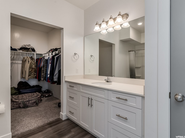 Larger walk in closet