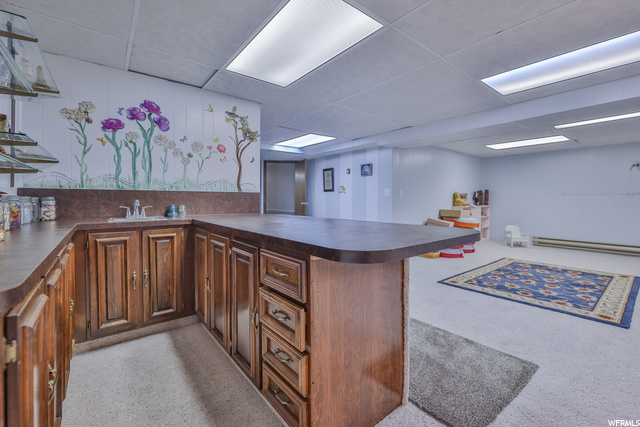 Basement Family Room w/ Wet Bar