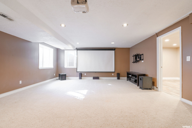 Theater in basement familyroom