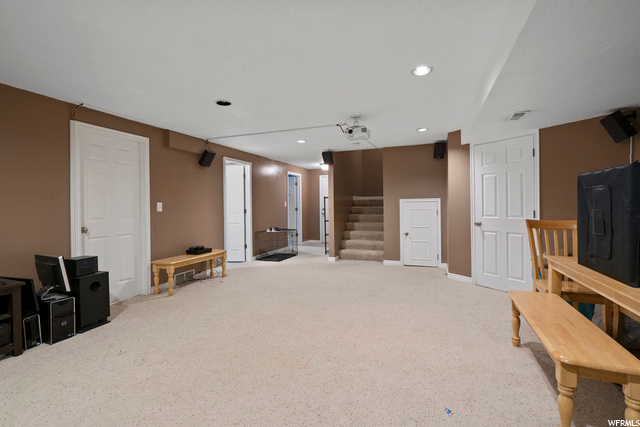 Basement family room
