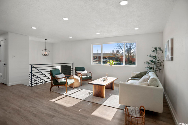 Upstairs living area