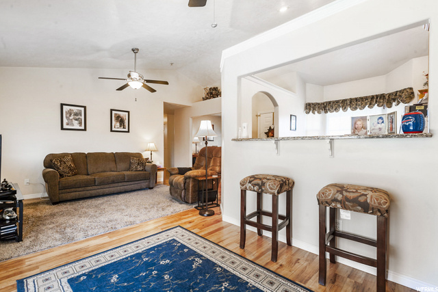 Living Room Open to Kitchen
